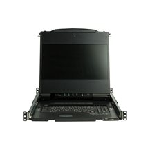 StarTech.com 17-tums HD-rackmonterad KVM-konsol - Dual Rail