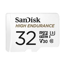 SanDisk High Endurance - Flash-minneskort (adapter,