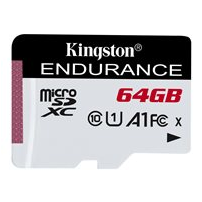 Kingston High Endurance - Flash-minneskort - 64 GB - A1 /