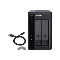 QNAP TR-002 - Hårddiskarray - 2 fack (SATA-600) - USB 3.1