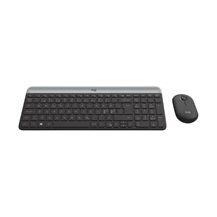 Logitech Slim Wireless Combo MK470 - Sats med tangentbord