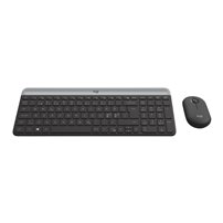 Logitech Slim Wireless Combo MK470 - Sats med tangentbord