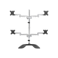 StarTech.com Skrivbordsmonterat stativ för fyra skärmar -