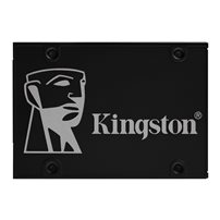 Kingston KC600 - SSD - krypterat - 256 GB - inbyggd - 2.5"