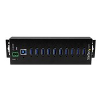 StarTech.com USB 3.0-hubb med 10 portar och nätadapter -