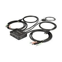 StarTech.com HDMI KVM-switch med 2 portar - 4K 60 Hz -