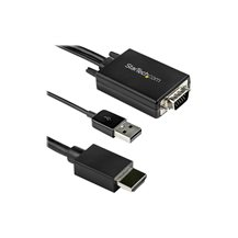 StarTech.com 2 m VGA till HDMI-kabeladapter - USB-driven -