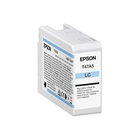 Epson T47A5 - 50 ml - ljus cyan - original - bläckpatron -