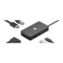 Microsoft USB-C Travel Hub - Dockningsstation - USB-C -