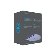 Logitech Gaming Mouse G102 LIGHTSYNC - Mus - högerhänt -