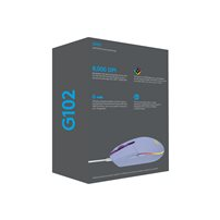 Logitech Gaming Mouse G102 LIGHTSYNC - Mus - högerhänt -