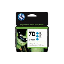 HP 712 - 3-pack - 29 ml - cyan - original - DesignJet -
