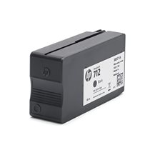 HP 712 - 80 ml - svart - original - DesignJet - bläckpatron