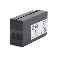 HP 712 - 80 ml - svart - original - DesignJet - bläckpatron