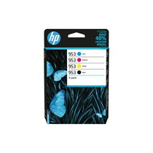 HP 953 - 4-pack - svart, gul, cyan, magenta - original -