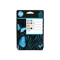 HP 953 - 4-pack - svart, gul, cyan, magenta - original -