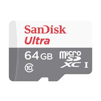 SanDisk Ultra - Flash-minneskort (adapter, microSDHC till