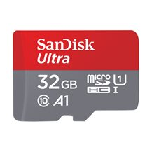 SanDisk Ultra - Flash-minneskort (adapter, microSDHC till