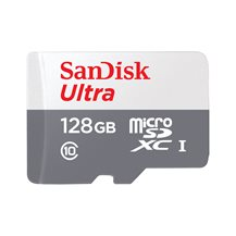 SanDisk Ultra - Flash-minneskort - 128 GB - A1 / UHS Class