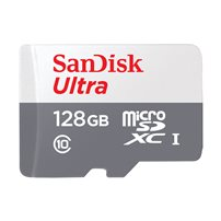 SanDisk Ultra - Flash-minneskort - 128 GB - A1 / UHS Class