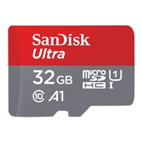 SanDisk Ultra - Flash-minneskort (adapter, microSDHC till
