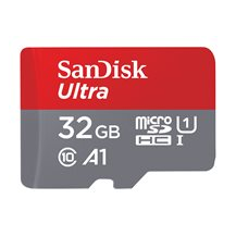 SanDisk Ultra - Flash-minneskort (adapter, microSDHC till