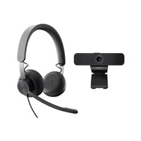 Logitech Wired Personal Video Collaboration Kit - Paket för