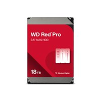 WD Red Pro WD181KFGX - Hårddisk - 18 TB - inbyggd - 3.5" -