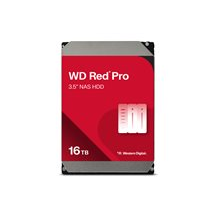 WD Red Pro WD161KFGX - Hårddisk - 16 TB - inbyggd - 3.5" -