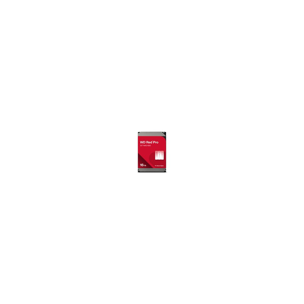 WD Red Pro WD161KFGX - Hårddisk - 16 TB - inbyggd - 3.5" -