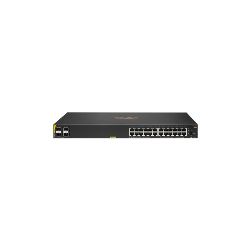 HPE Aruba 6100 24G Class4 PoE 4SFP+ - Switch - HPE Aruba 6100 24G Class4 PoE 4SFP+ - Switch -