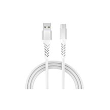 GRATEQ PRO USB-A - USB-C CABLE 1.5M WHITE