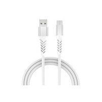 GRATEQ PRO USB-A - USB-C CABLE 1.5M WHITE