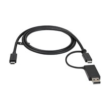 StarTech.com 1 m USB-C-kabel med USB-A-adapterdongel -