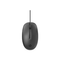 HP 128 - Mus - laser - kabelansluten - svart