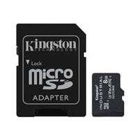 Kingston Industrial - Flash-minneskort (adapter, microSDHC