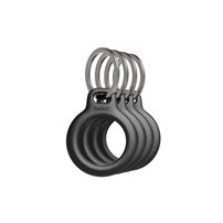 Belkin - Fodral för airtag - svart (paket om 4) - för Apple