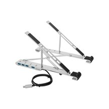 Targus - Ställ för bärbar dator - med 4-ports USB-hubb -