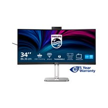 Philips 34B2U6603CH - 6000 Series - LED-skärm - böjd - 34"