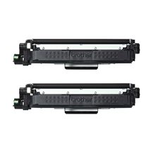Brother TN247BK TWIN - 2-pack - Lång livslängd - svart -