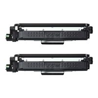 Brother TN247BK TWIN - 2-pack - Lång livslängd - svart -