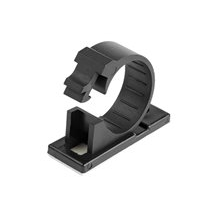 StarTech.com 100 självhäftande kabelhanteringsclips Svart -