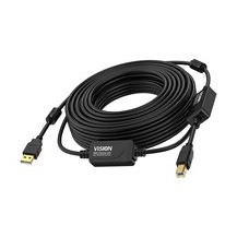 VISION Professional installation-grade USB 2.0 active cable