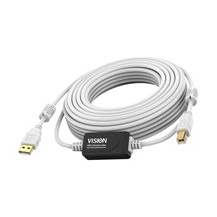 VISION Professional installation-grade USB 2.0 active cable