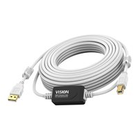 VISION Professional installation-grade USB 2.0 active cable