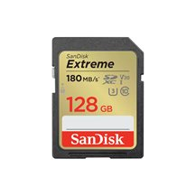 SanDisk Extreme PLUS - Flash-minneskort - 128 GB - UHS-I U3