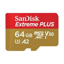 SanDisk Extreme PLUS - Flash-minneskort (microSDXC till