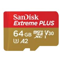 SanDisk Extreme PLUS - Flash-minneskort (microSDXC till