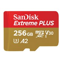 SanDisk Extreme PLUS - Flash-minneskort (microSDXC till