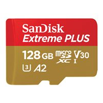 SanDisk Extreme PLUS - Flash-minneskort (microSDXC till
